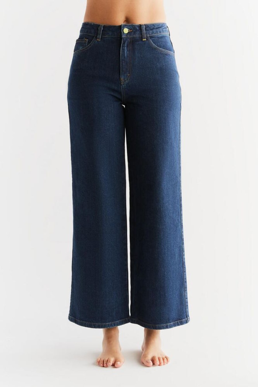 Damen Evermind Jeans | W'S Wide Leg Jeans-We1009