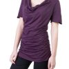 Damen Ajna Kleider | Shirt / Kleid Camelia Violett