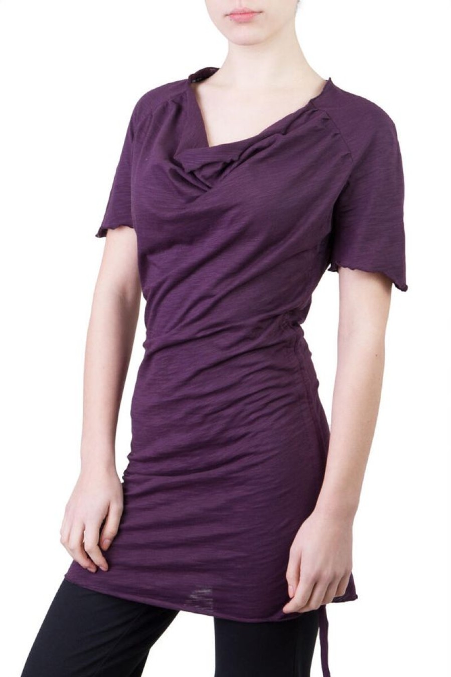 Damen Ajna Kleider | Shirt / Kleid Camelia Violett