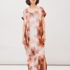 Damen Maska Kleider | Kirsi - Long Printed Viscose Dress