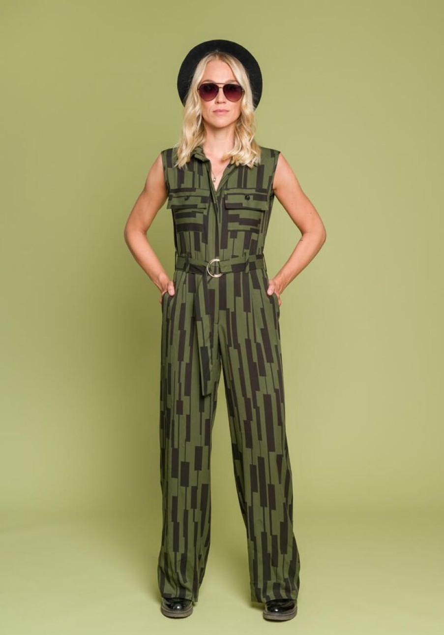 Damen Atelier SNOW Hosen | Jumpsuit Ginkgo Aus Bio Lyocell