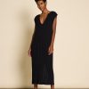 Damen JAN N JUNE Kleider | Strickkleid Mireya Schwarz