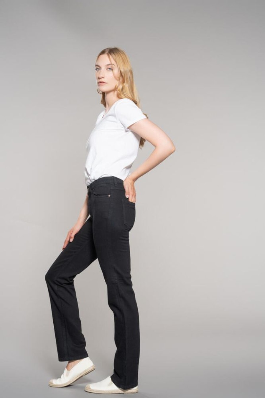 Damen Feuervogl Jeans | Straight Cut High Waist Finna