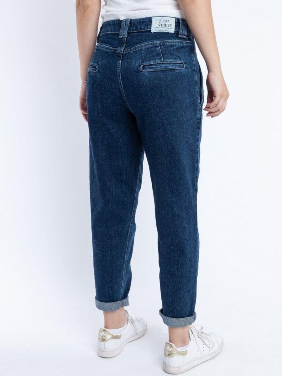 Damen L´Ago Verde Jeans | Anima - Bundfalten Jeans