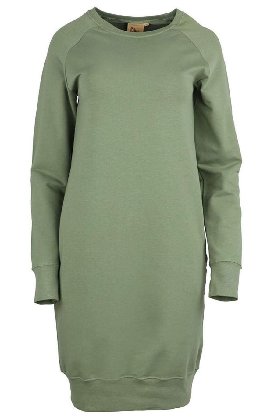 Damen Blaa! Kleider | Blaa! Kleid Tunika Olive Grun