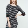 Damen ARMEDANGELS Kleider | Jolindaa Contrast Stripes - Damen Sweatkleid Aus Bio-Baumwolle