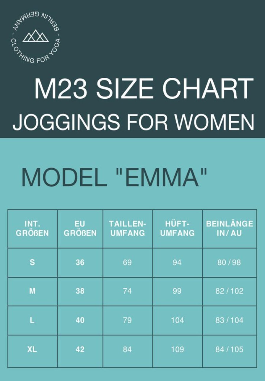 Damen M23 Hosen | Damen Jogginghose Aus Bio-Baumwolle, Modell „Emma"