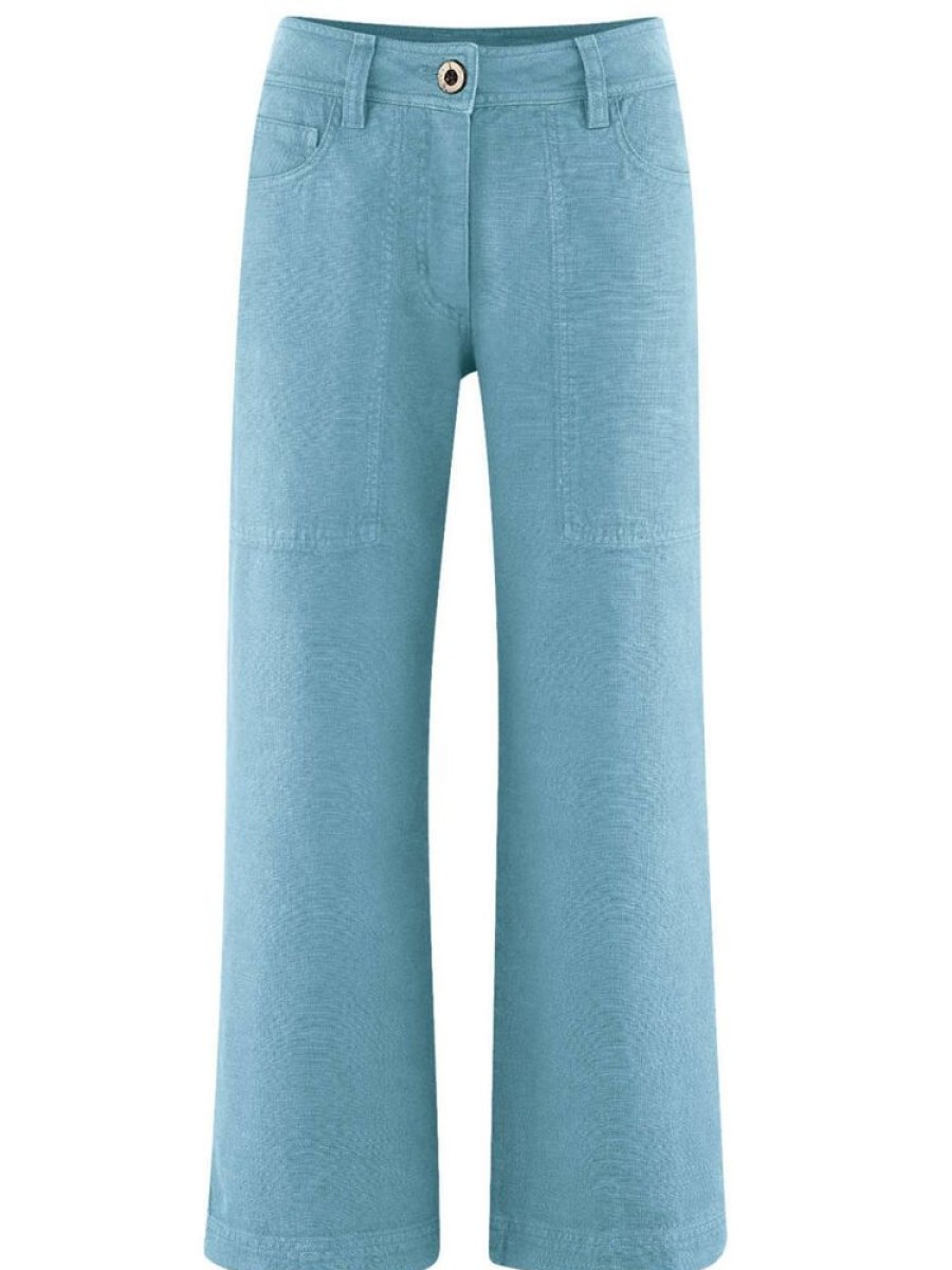 Damen HempAge Jeans | Hempage Damen Culotte-Jeans Hanf/Bio-Baumwolle