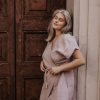 Damen AmourLinen Kleider | Wickelkleid Aus Leinen Rome