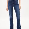 Damen ARMEDANGELS Jeans | Anamaa X Stretch - Damen Flared Leg Mid Waist Aus Bio-Baumwoll Mix