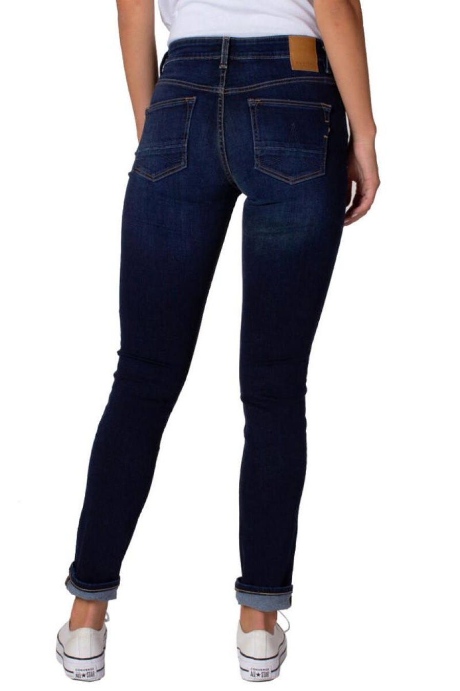 Damen Kuyichi Jeans | Kuyichi Damen Jeans Suzie Slim Deep Blue Bio-Baumwolle