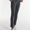 Damen Alma & Lovis Hosen | Softe Samthose Mit Stylischem Fransensaum | Velvet Slim