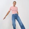 Damen DAWN Jeans | Dew Flared Soft Denim - Classic