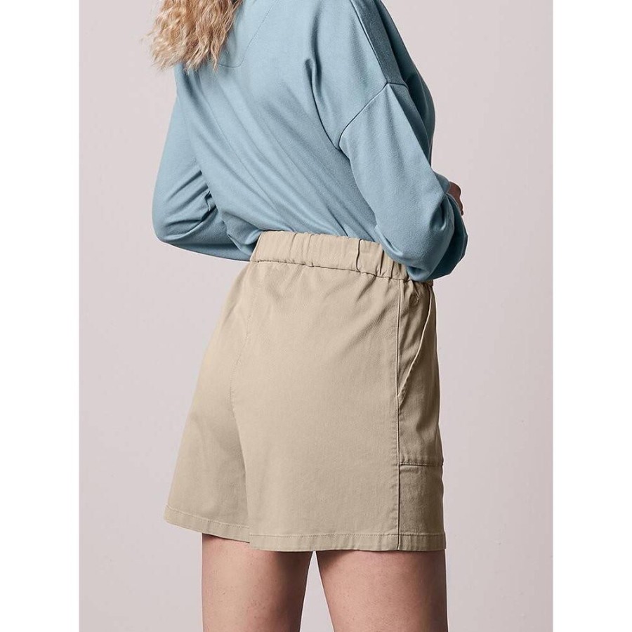 Damen bleed Hosen | Easyaspie Lyocell (Tencel) Shorts Damen Sand