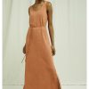 Damen People Tree Kleider | Leinen Kleid - Arden Linen Sleeveless Dress