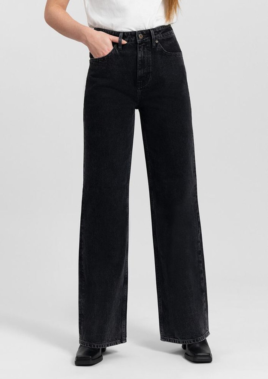 Damen Kuyichi Jeans | Jeans Wide Fit - Harper Loose Flare - Aus Bio-Baumwolle