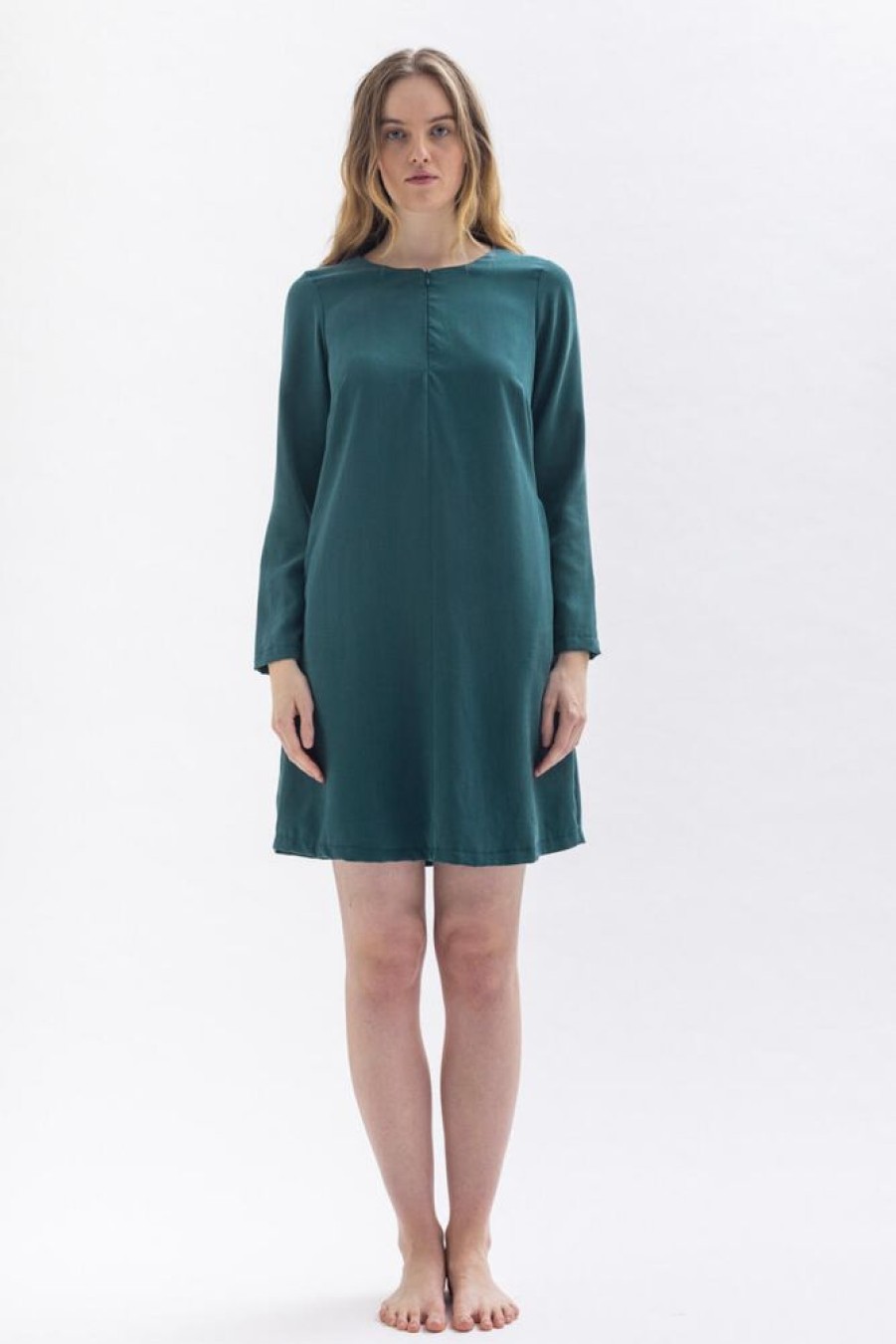 Damen Studio Hertzberg Kleider | A-Linien Kleid Gree-Ta Aus Tencel