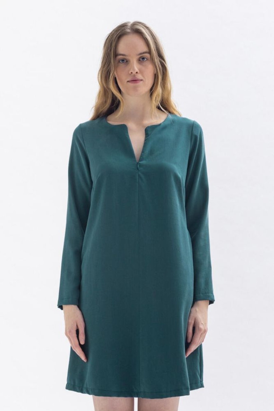 Damen Studio Hertzberg Kleider | A-Linien Kleid Gree-Ta Aus Tencel