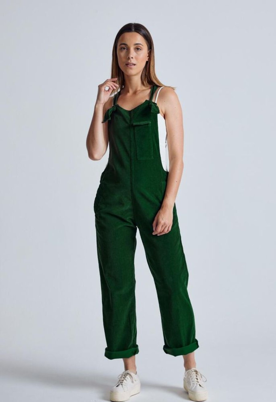 Damen Flax and Loom Hosen | Cord Latzhose Mary Lou