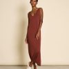 Damen JAN N JUNE Kleider | Langes Strickkleid Kasilda Knit Dress