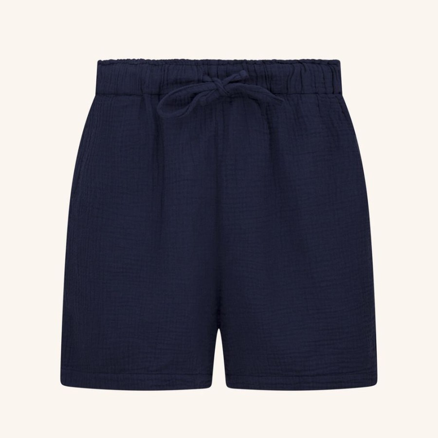 Damen NORDLICHT Hosen | Musselin Shorts Aus 100% Bio-Baumwolle Leja