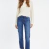 Damen FUTURE:PEOPLE. Jeans | 05:00 Straight Fit, Mid Waist, Cropped