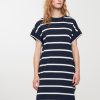 Damen recolution Kleider | Damen Jerseykleid Aus Bio-Baumwolle | Dress Sasa Stripes Recolution