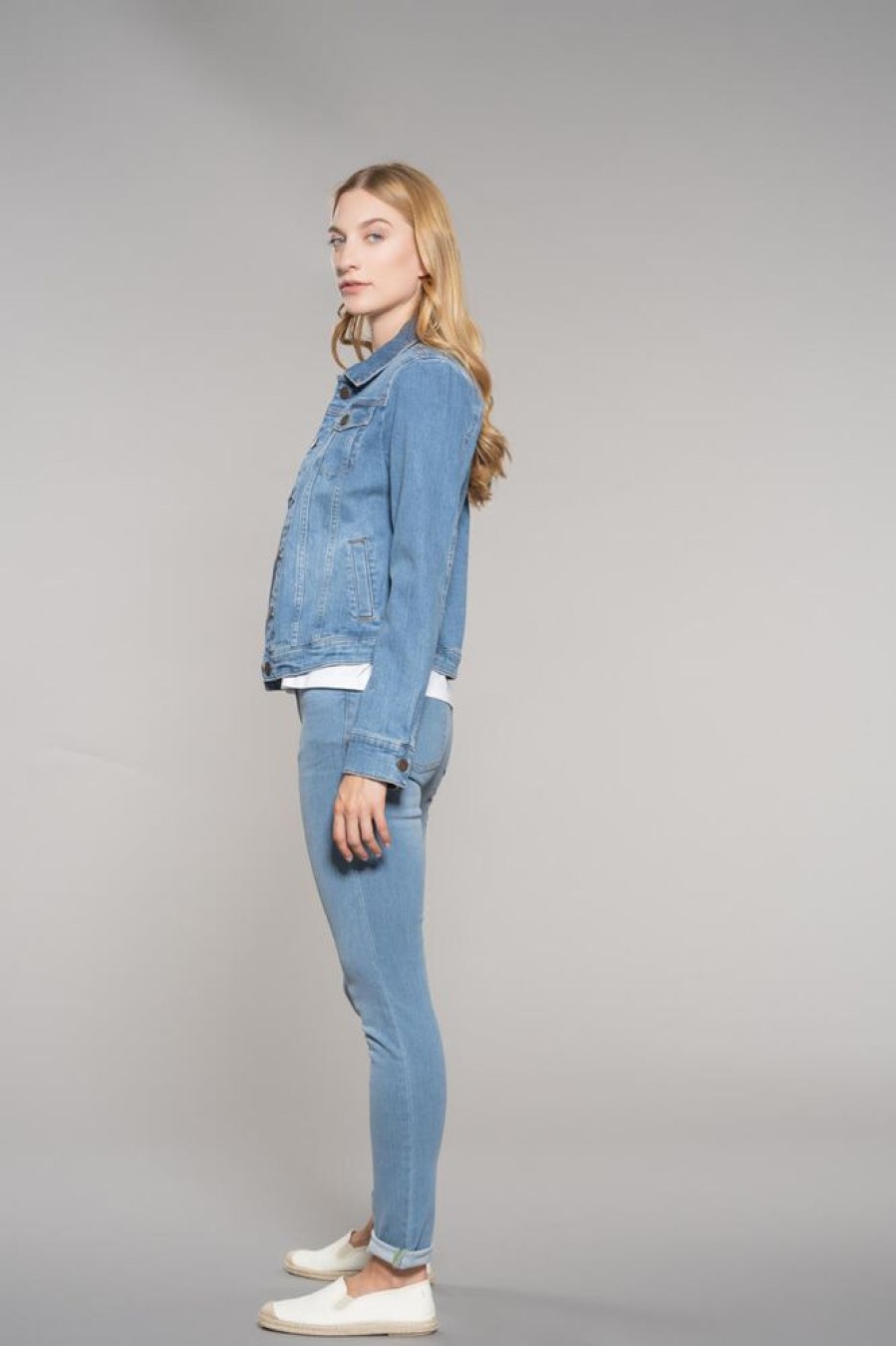 Damen Feuervogl Jeans | Jeansjacke Svala Summerblue