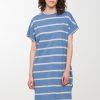 Damen recolution Kleider | Damen Jerseykleid Aus Bio-Baumwolle | Dress Sasa Stripes Recolution