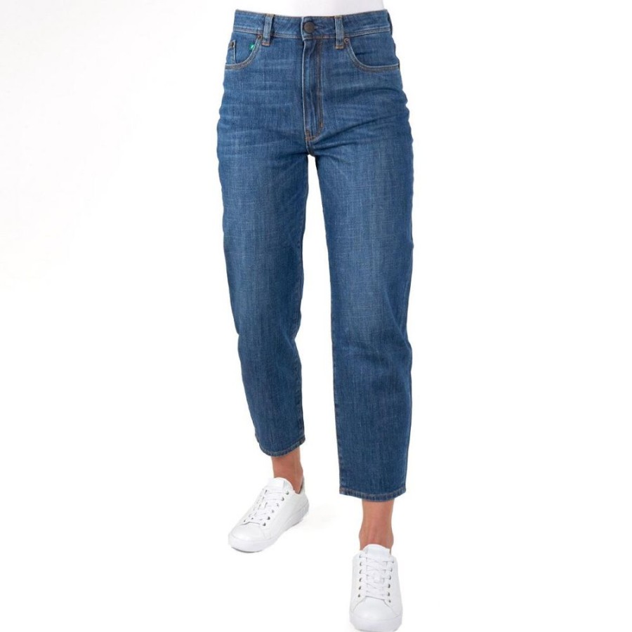 Damen fairjeans Jeans | Damen-Jeans Moms Mit Hohem, Anliegendem Bund, Aus Bio-Cotton