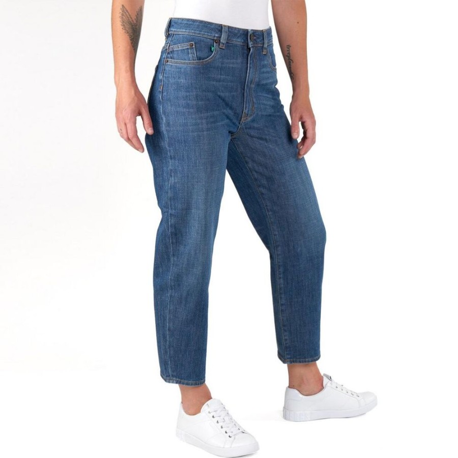 Damen fairjeans Jeans | Damen-Jeans Moms Mit Hohem, Anliegendem Bund, Aus Bio-Cotton