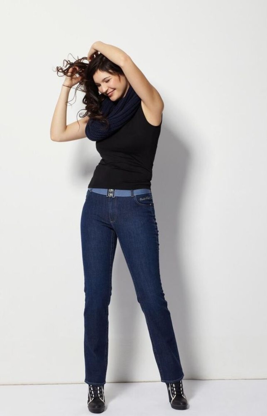 Damen Pearls of Laja Jeans | Beauty-Jeans * Indigo