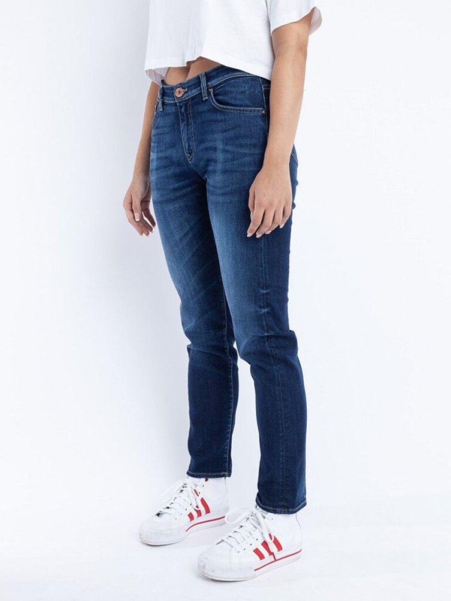 Damen L´Ago Verde Jeans | Bologna - Schmale Bis Gerade Jeans