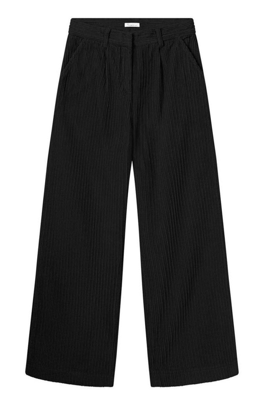 Damen KnowledgeCotton Apparel Hosen | Cord Stoffhose - Posey Loose Pants - Aus Bio Baumwolle