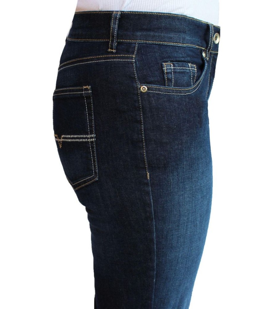 Damen bloomers Jeans | Dunkelblaue Damenjeans Bio-Baumwolle