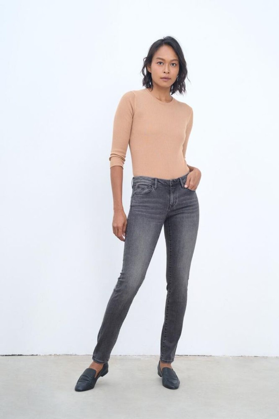 Damen DAWN Jeans | Mid Sun Slim Comfortstretch - Basic