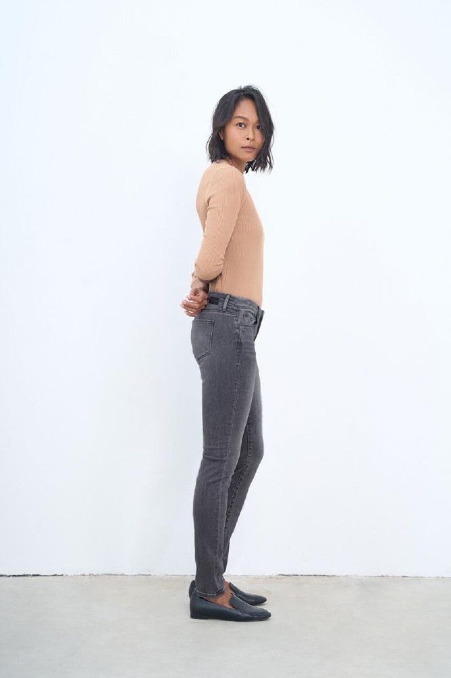 Damen DAWN Jeans | Mid Sun Slim Comfortstretch - Basic