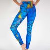 Damen Arctic Flamingo Hosen | Yoga Leggings Blue Bird Aus Econyl® Regeneriertem Nylon