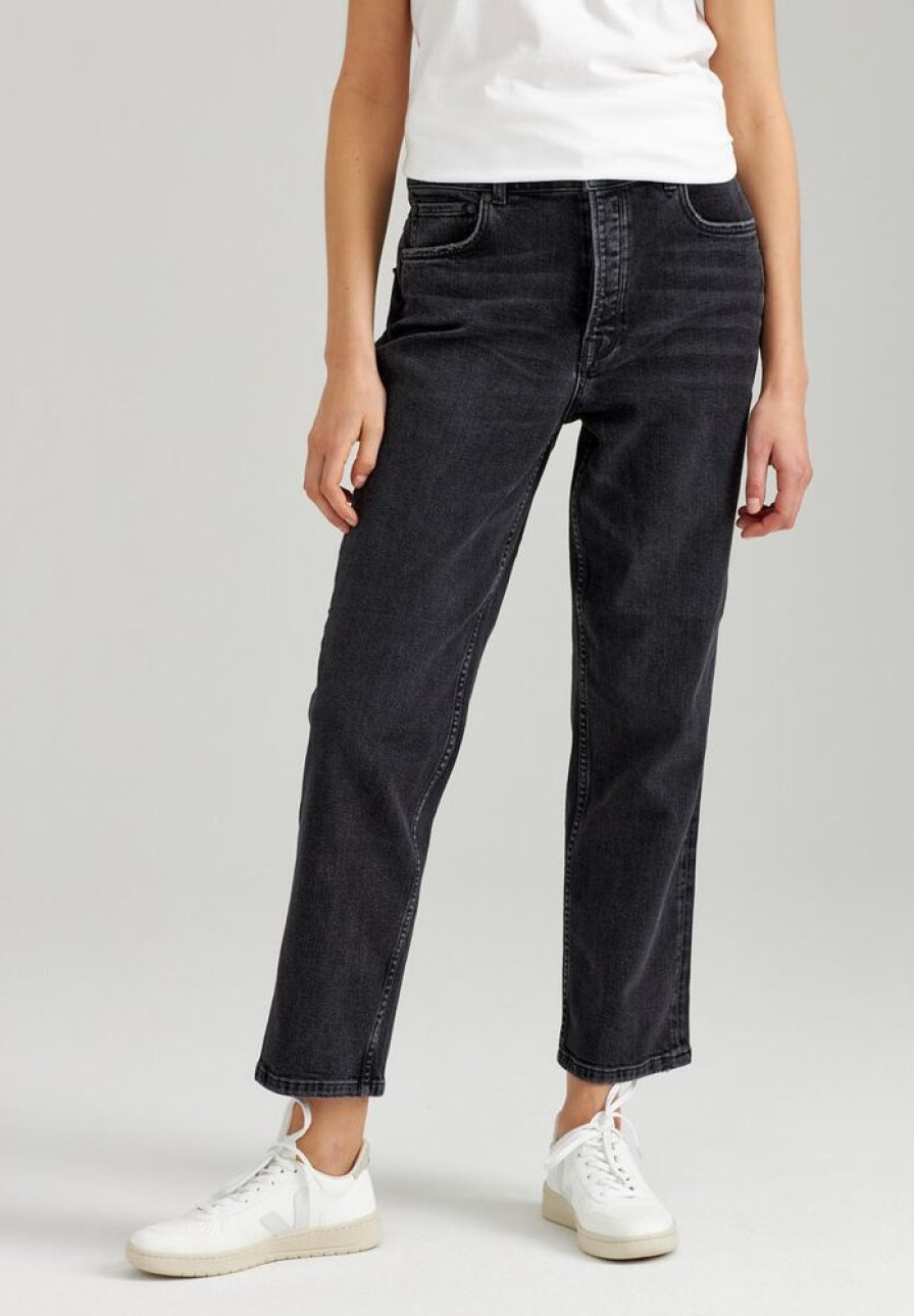 Damen ThokkThokk Jeans | Damen Straight Cropped Jeans Bio Fair