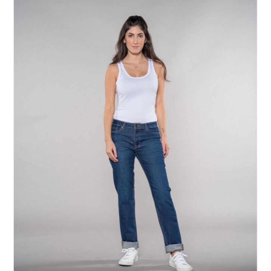 Damen Feuervogl Jeans | Boyfriend Jeans Mia Fashion Blue