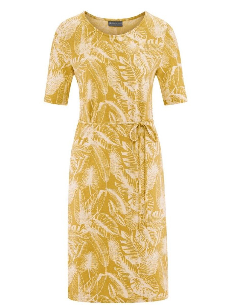 Damen HempAge Kleider | Dress Jungle Print