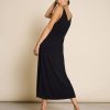 Damen JAN N JUNE Kleider | Midi Dress Triangle Flow Black