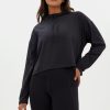 Damen Girlfriend Collective Hosen | Yoga - Long Sleeve Hoodie - Reset