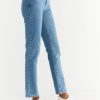 Damen Evermind Jeans | Evermind - Damen Straight Fit Jeans Aus Bio-Baumwolle Wq1009