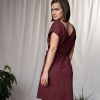 Damen Vresh Clothing Kleider | Vernanda - Jersey Kleid Aus Biobaumwoll-Mix