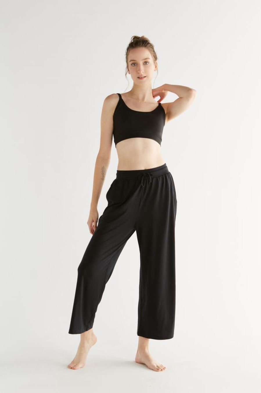 Damen True North Hosen | True North Damen Wide Leg Pants Aus Tencel Lyocell T1322