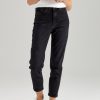 Damen ThokkThokk Jeans | Damen Mom Cropped Jeans Aus Biobaumwoll-Mix