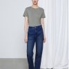 Damen DAWN Jeans | Dew Flared Soft Denim - French Pocket