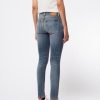 Damen Nudie Jeans Jeans | Skinny Lin - Ecru Dream