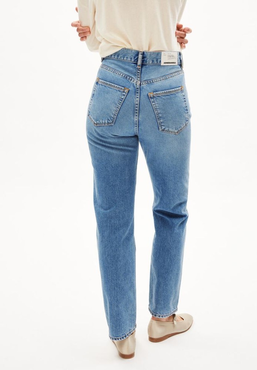 Damen ARMEDANGELS Jeans | Aaikala - Damen Straight Fit Denim Aus Recycelter Baumwolle